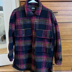 Zara Plaid Shacket